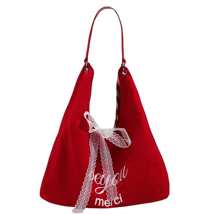 French Summer Striped Sack Bag — view 2 French Summer Striped Sack Bag — view 2