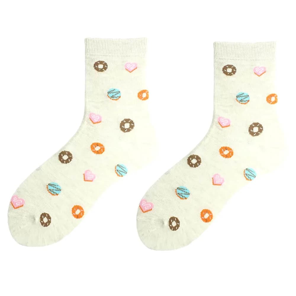 Donut Print Socks — view 1 Donut Print Socks — view 1