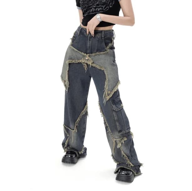 Enchanted Pentagram Jeans — view 2 Enchanted Pentagram Jeans — view 2