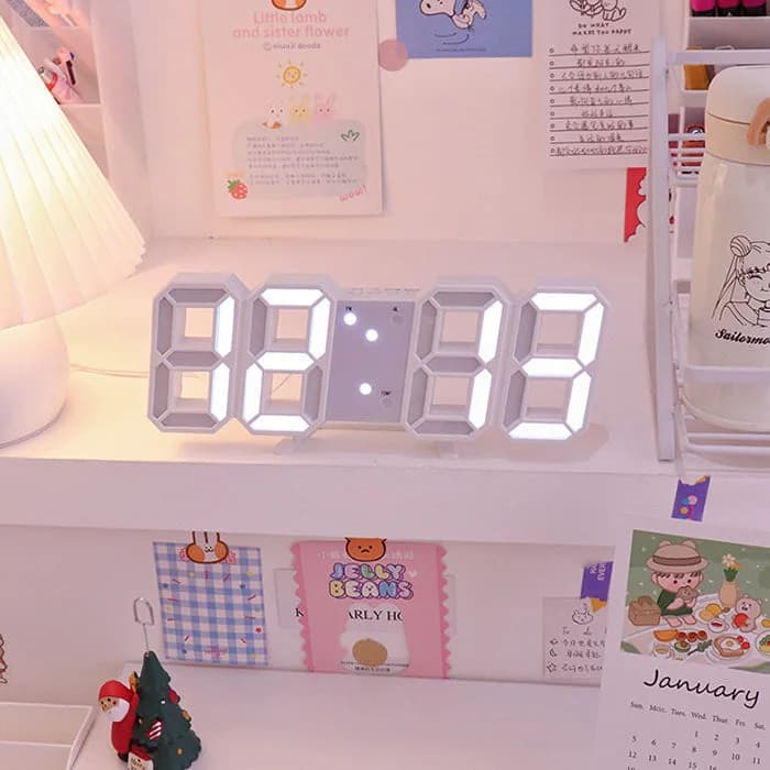 LED Nordic Digital Alarm Clock — view 1 LED Nordic Digital Alarm Clock — view 1
