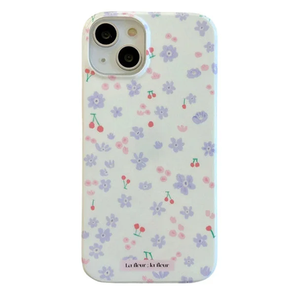 Lilac Flowers iPhone Case — view 1 Lilac Flowers iPhone Case — view 1