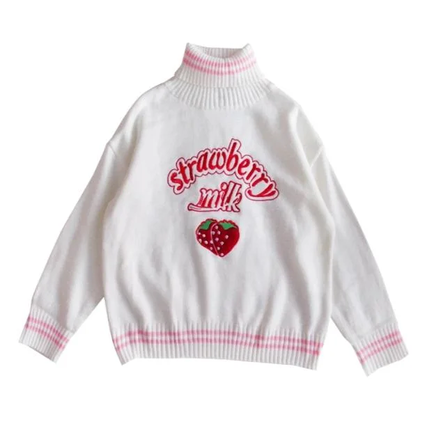 Strawberry Milk Sweater — view 2 Strawberry Milk Sweater — view 2