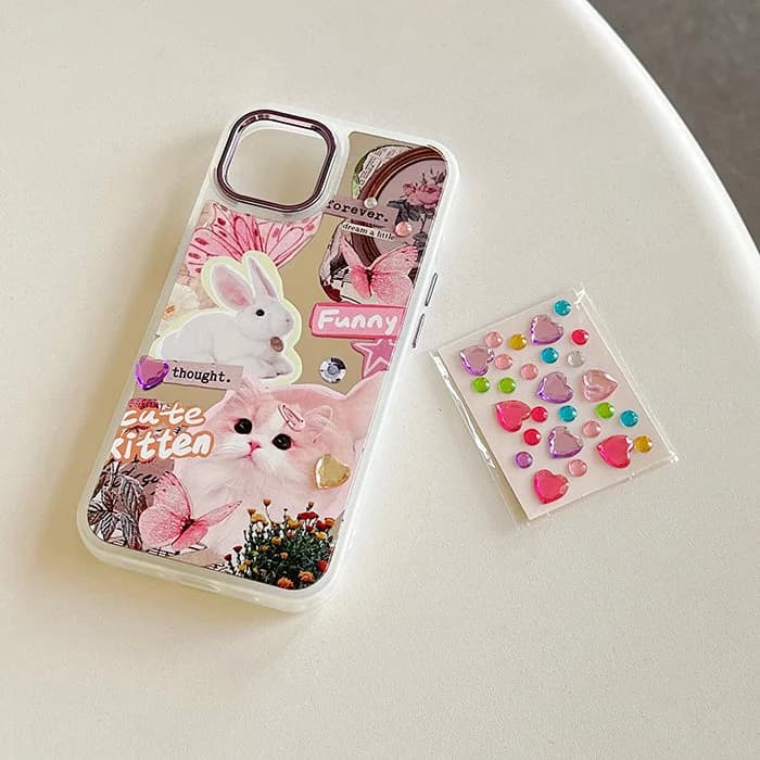 Soft Aesthetic Bunny iPhone Case — view 2 Soft Aesthetic Bunny iPhone Case — view 2