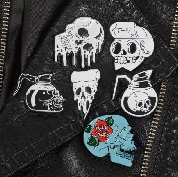 Skull And Bones Pins — view 1 Skull And Bones Pins — view 1
