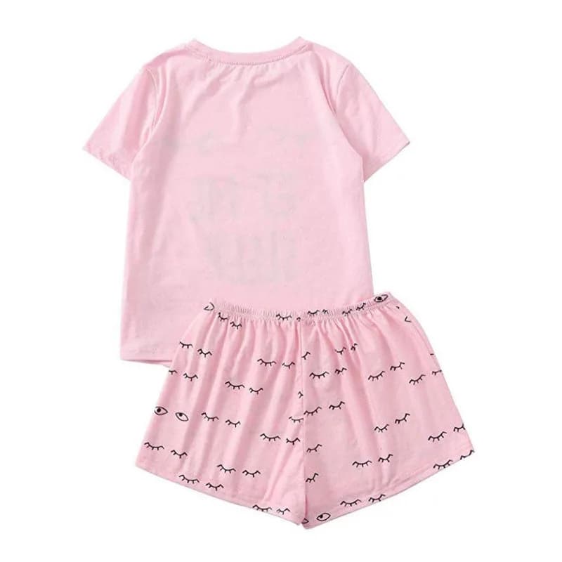 Kawaii "Let Me Sleep" Pajama Set — view 2 Kawaii "Let Me Sleep" Pajama Set — view 2