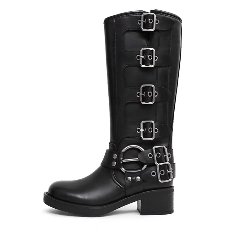 Grunge Sleaze Buckle Boots — view 2 Grunge Sleaze Buckle Boots — view 2
