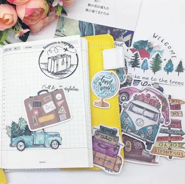 Travel Journal Stickers — view 2 Travel Journal Stickers — view 2