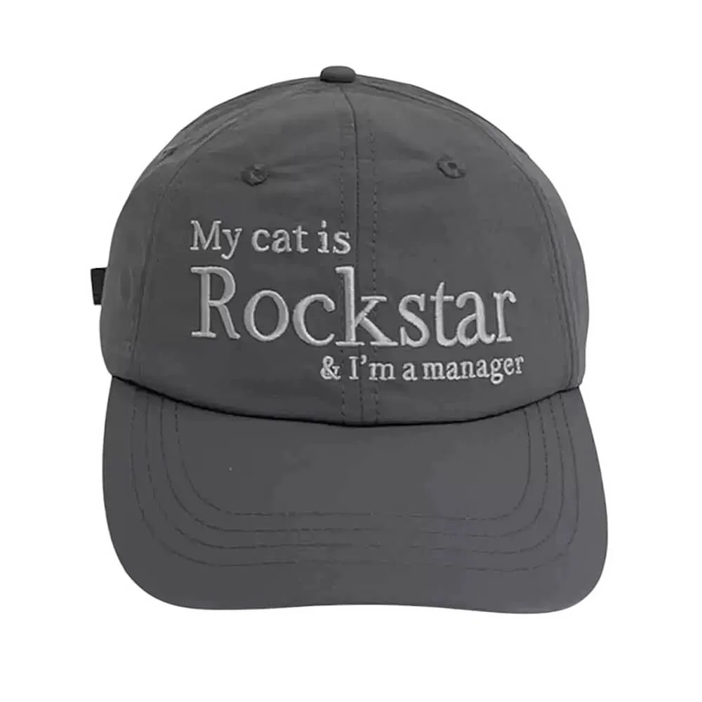 My Cat is Rockstar Cap — view 2 My Cat is Rockstar Cap — view 2