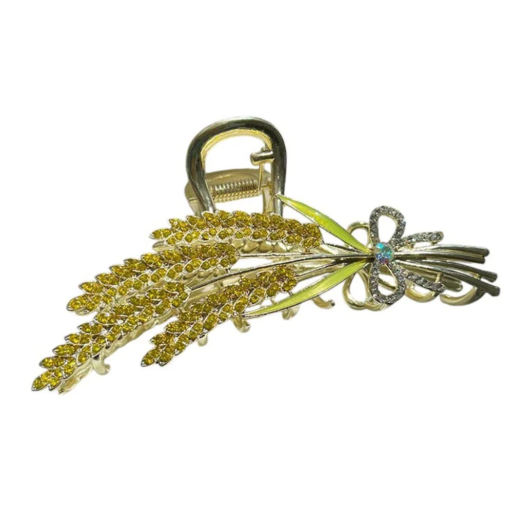 Wheat Flower Hair Claw — view 1 Wheat Flower Hair Claw — view 1