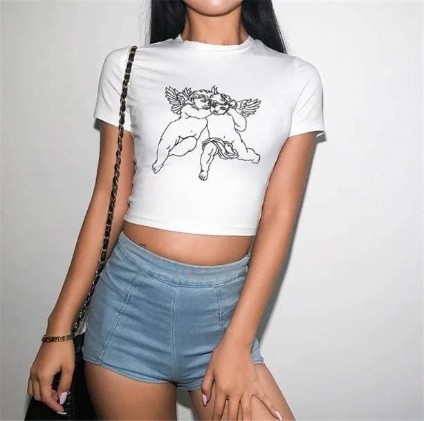 Angel White Top — view 2 Angel White Top — view 2