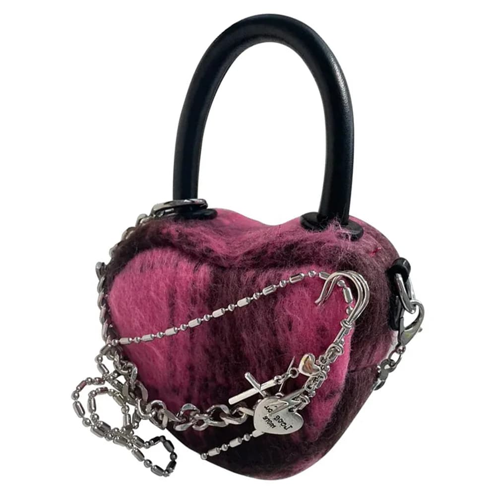 Emo Phase Heart-Shaped Bag — view 1 Emo Phase Heart-Shaped Bag — view 1