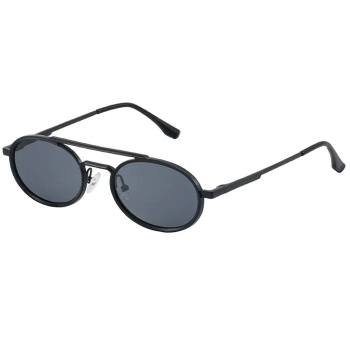 Retro Oval Frame Sunglasses — view 2 Retro Oval Frame Sunglasses — view 2