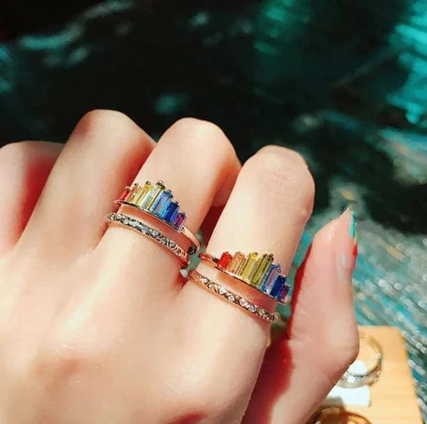 Rainbow Aesthetic Ring — view 1 Rainbow Aesthetic Ring — view 1