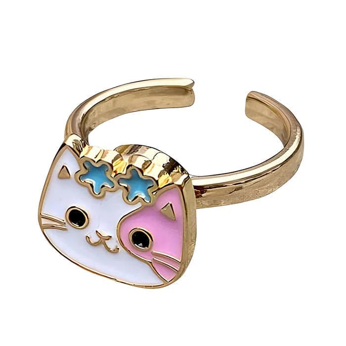 Pastel Cat Anxiety Ring — view 1 Pastel Cat Anxiety Ring — view 1