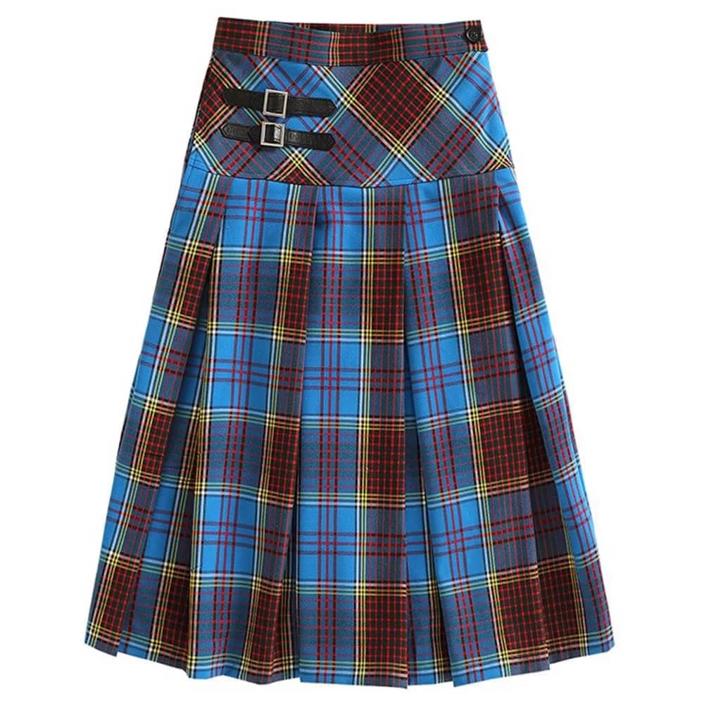 School Riot Plaid Pleated Skirt — view 1 School Riot Plaid Pleated Skirt — view 1