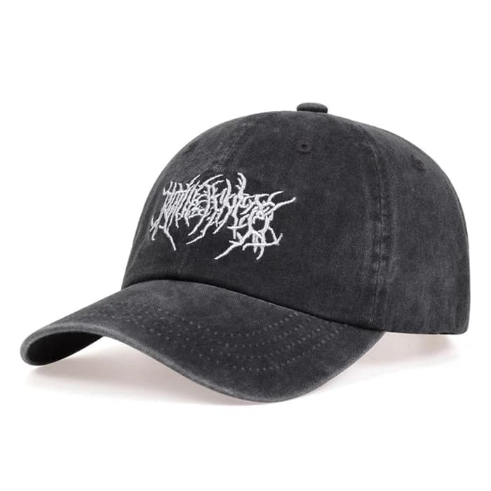 Grunge Washed Baseball Cap — view 1 Grunge Washed Baseball Cap — view 1
