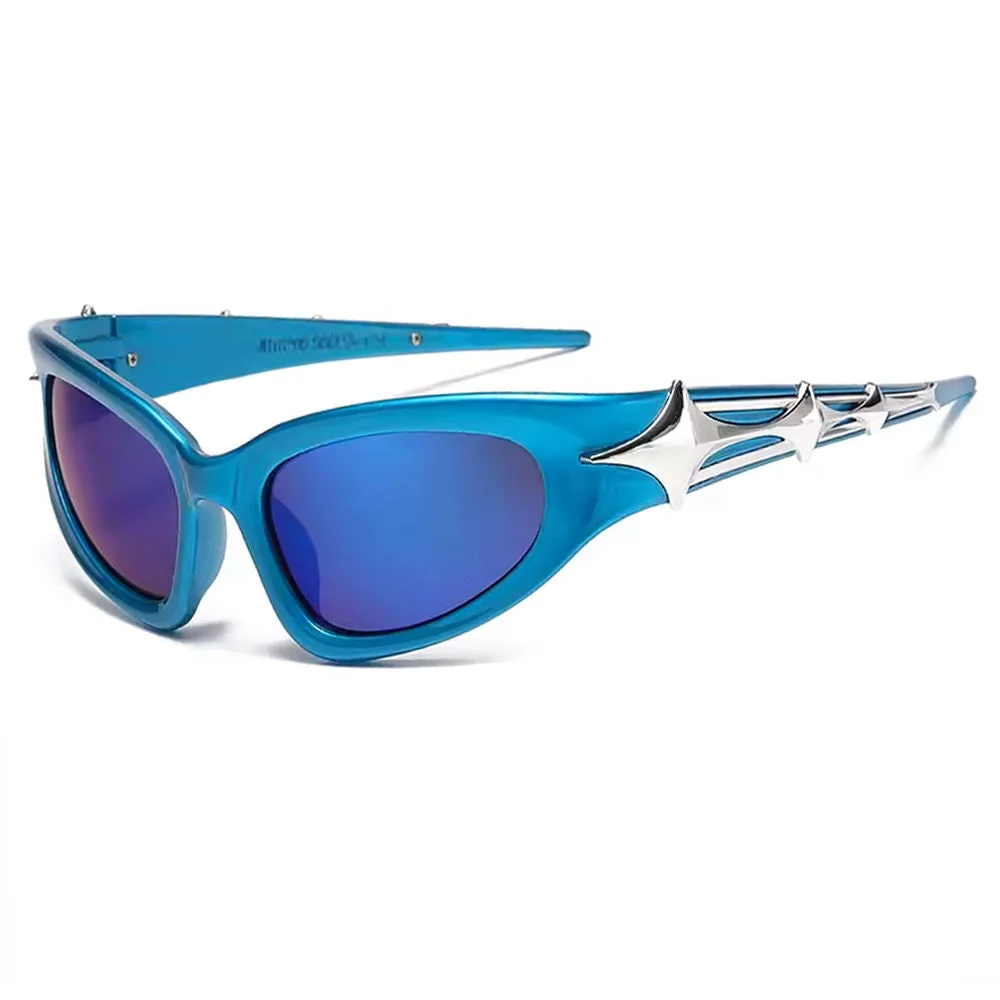 Y2K Futuristic Star Sunglasses — view 1 Y2K Futuristic Star Sunglasses — view 1