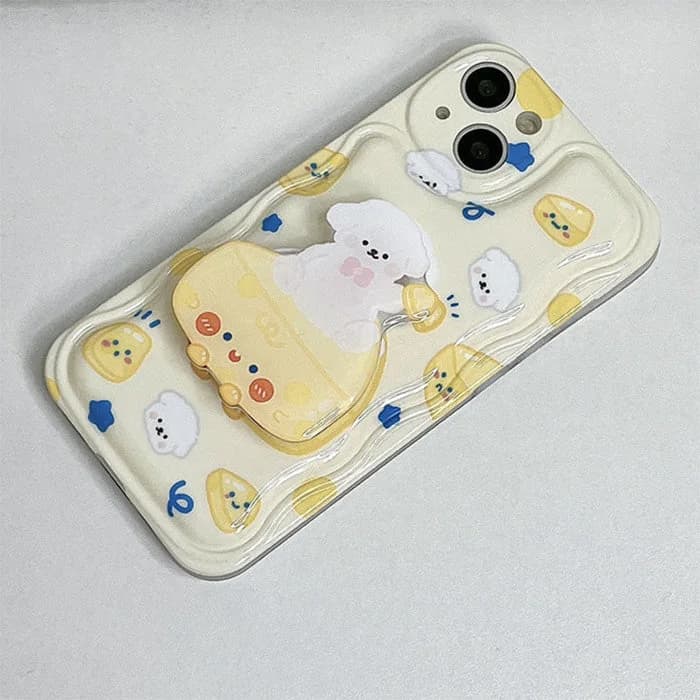 Cheese Puppy iPhone Case — view 2 Cheese Puppy iPhone Case — view 2