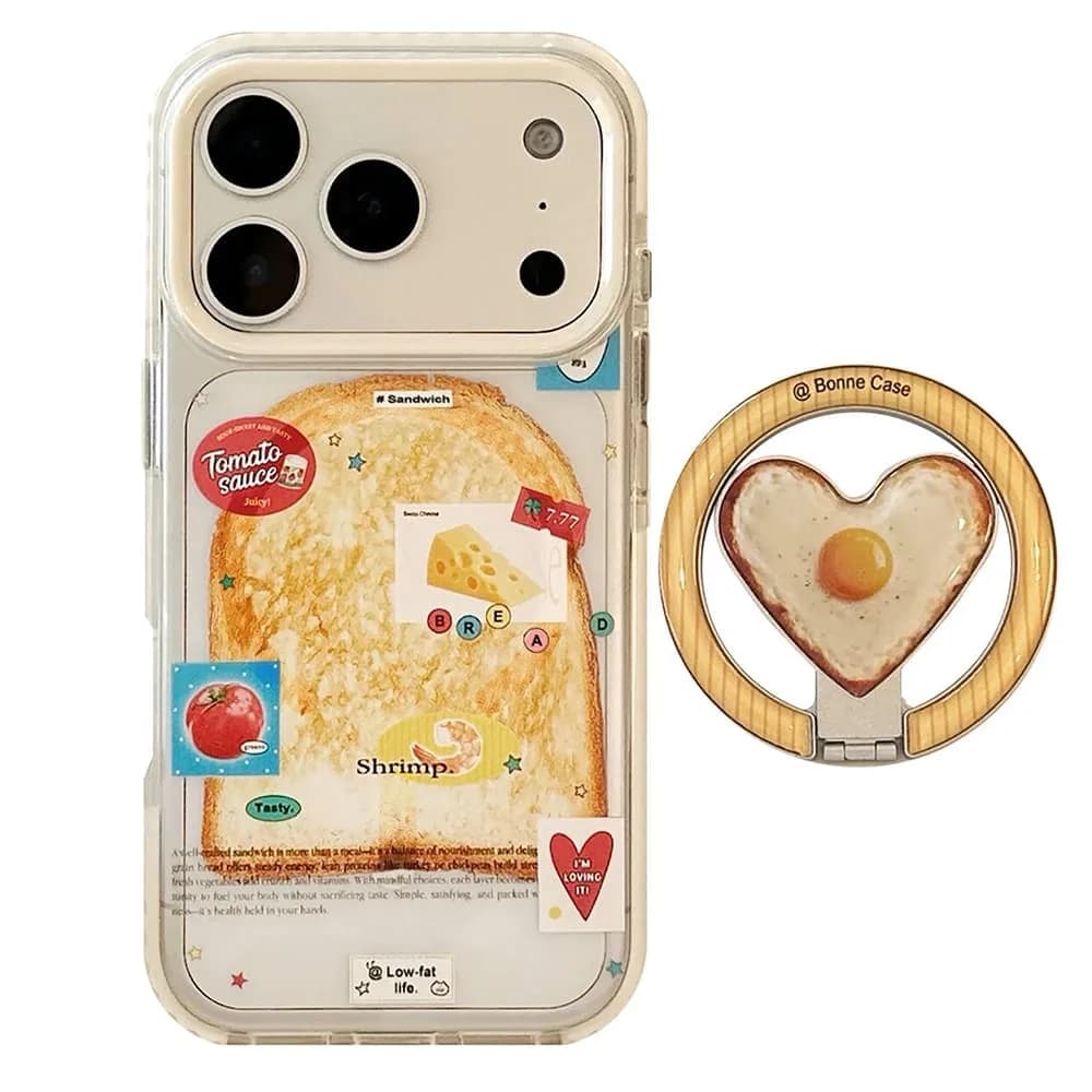 Breakfast Toast iPhone Case — view 1 Breakfast Toast iPhone Case — view 1