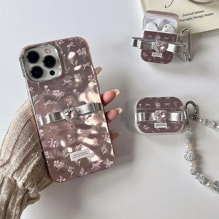 Coquette Bowknot iPhone Case — view 2 Coquette Bowknot iPhone Case — view 2