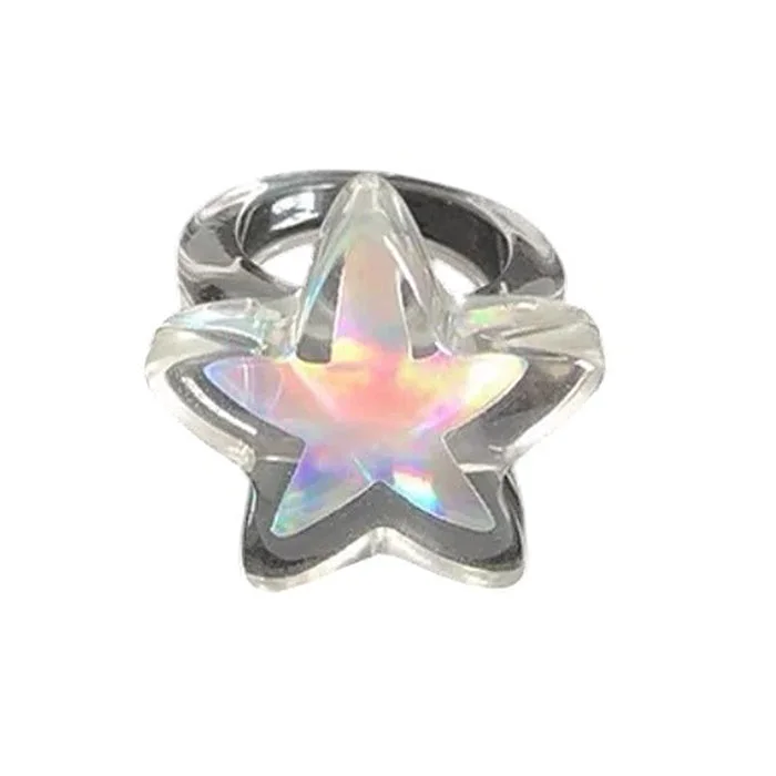 Holographic Star Ring — view 1 Holographic Star Ring — view 1