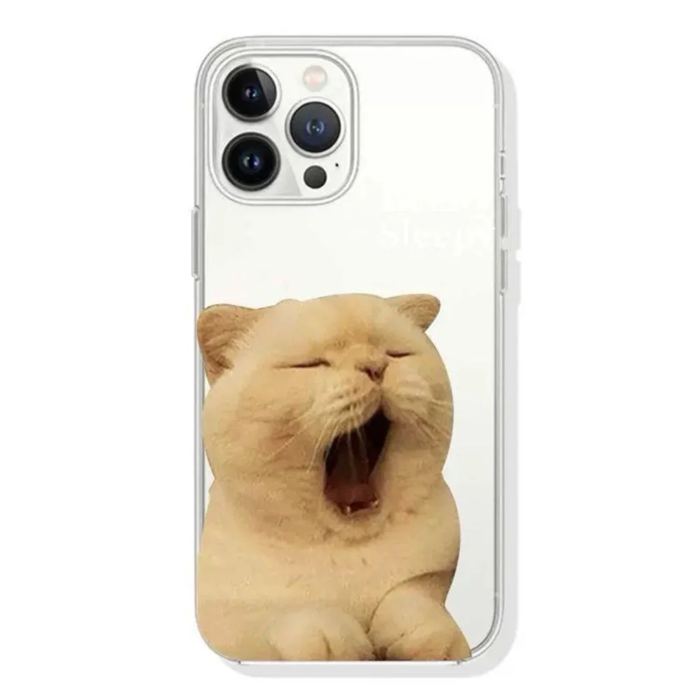 Really Sleepy Cat iPhone Case — view 1 Really Sleepy Cat iPhone Case — view 1