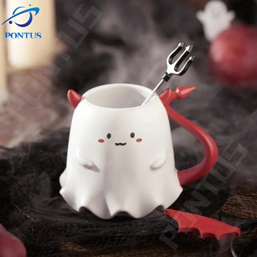 Ghost Demon Ceramic Mug — view 1 Ghost Demon Ceramic Mug — view 1