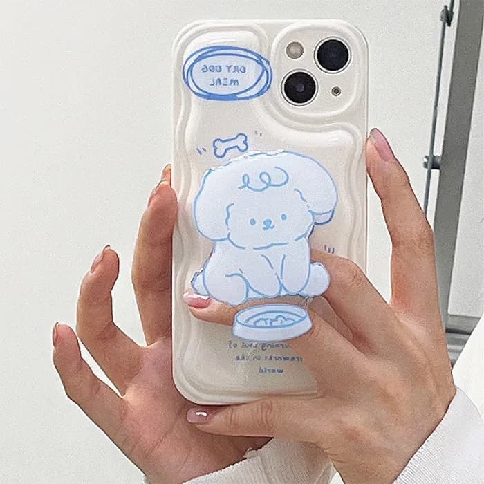 Little Poodle iPhone Case — view 2 Little Poodle iPhone Case — view 2