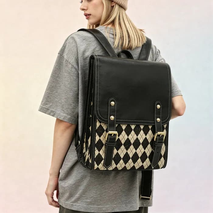 Vintage Girl Backpack — view 2 Vintage Girl Backpack — view 2