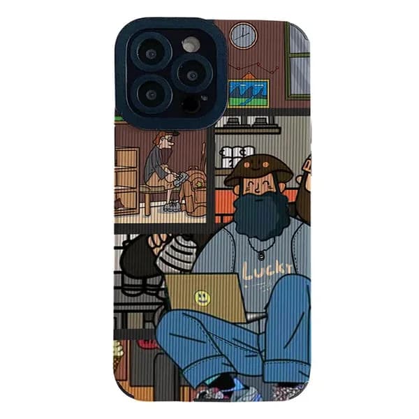 Lucky Man IPhone Case — view 1 Lucky Man IPhone Case — view 1