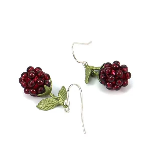 Black Berry Earrings — view 2 Black Berry Earrings — view 2