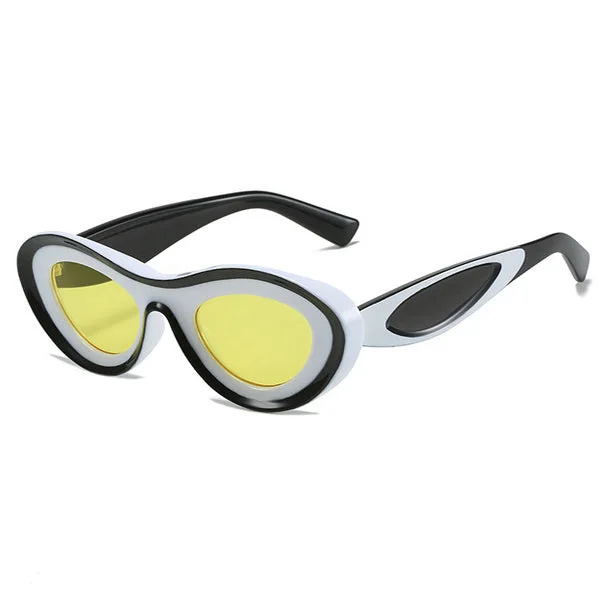 Double Agent Colorblock Sunglasses — view 2 Double Agent Colorblock Sunglasses — view 2