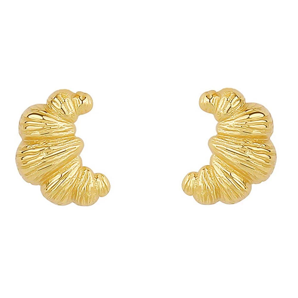 French Girl Croissant Earrings — view 1 French Girl Croissant Earrings — view 1