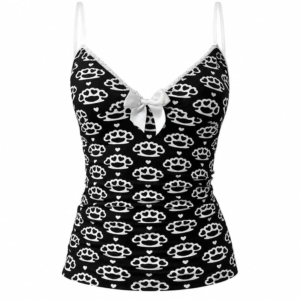 Tough Love Bow Cami Top — view 1 Tough Love Bow Cami Top — view 1
