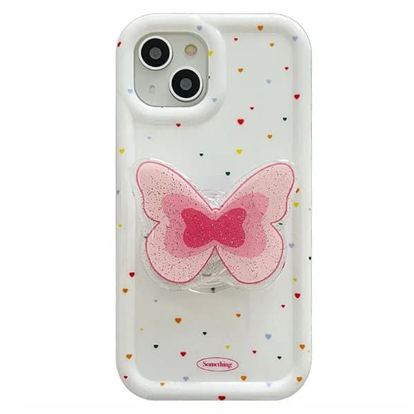 Butterfly PopSocket iPhone Case — view 1 Butterfly PopSocket iPhone Case — view 1