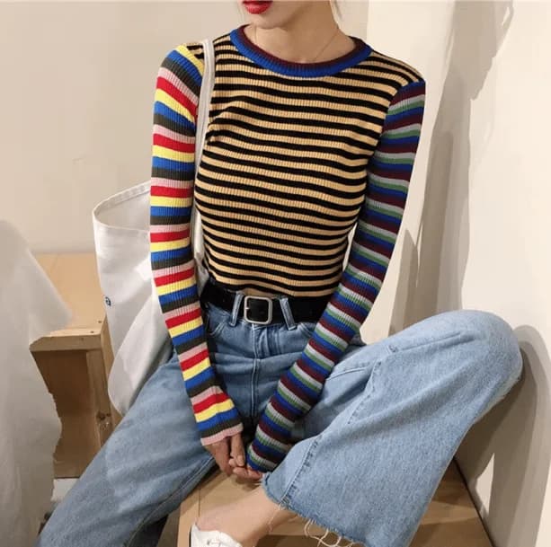 Crazy Girl Sweater — view 2 Crazy Girl Sweater — view 2