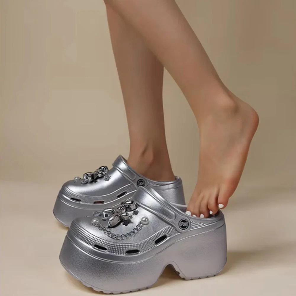 Balloon Dog Platform Clog Sandals — view 1 Balloon Dog Platform Clog Sandals — view 1