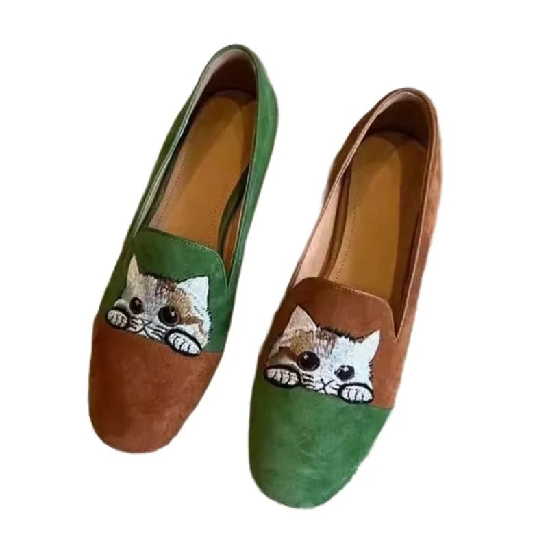 Cute Cat Loafers — view 2 Cute Cat Loafers — view 2