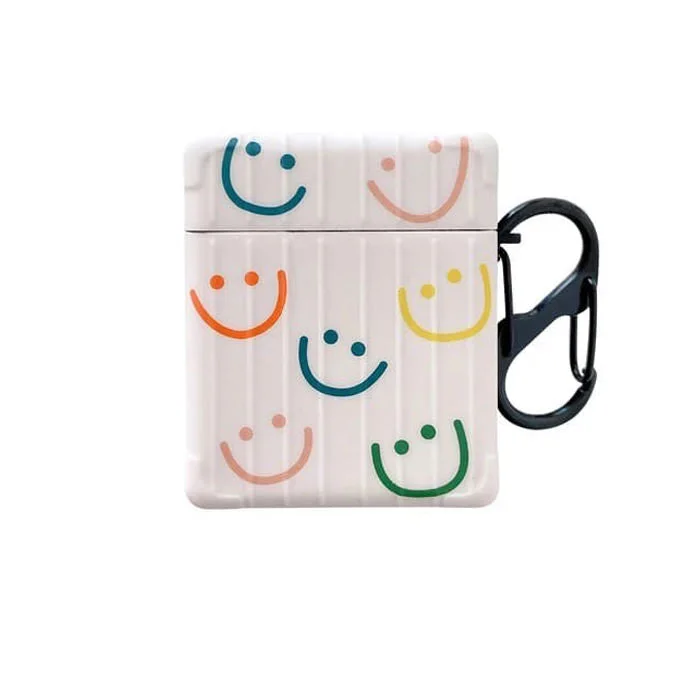 Colorful Smiley Faces AirPods Case — view 1 Colorful Smiley Faces AirPods Case — view 1