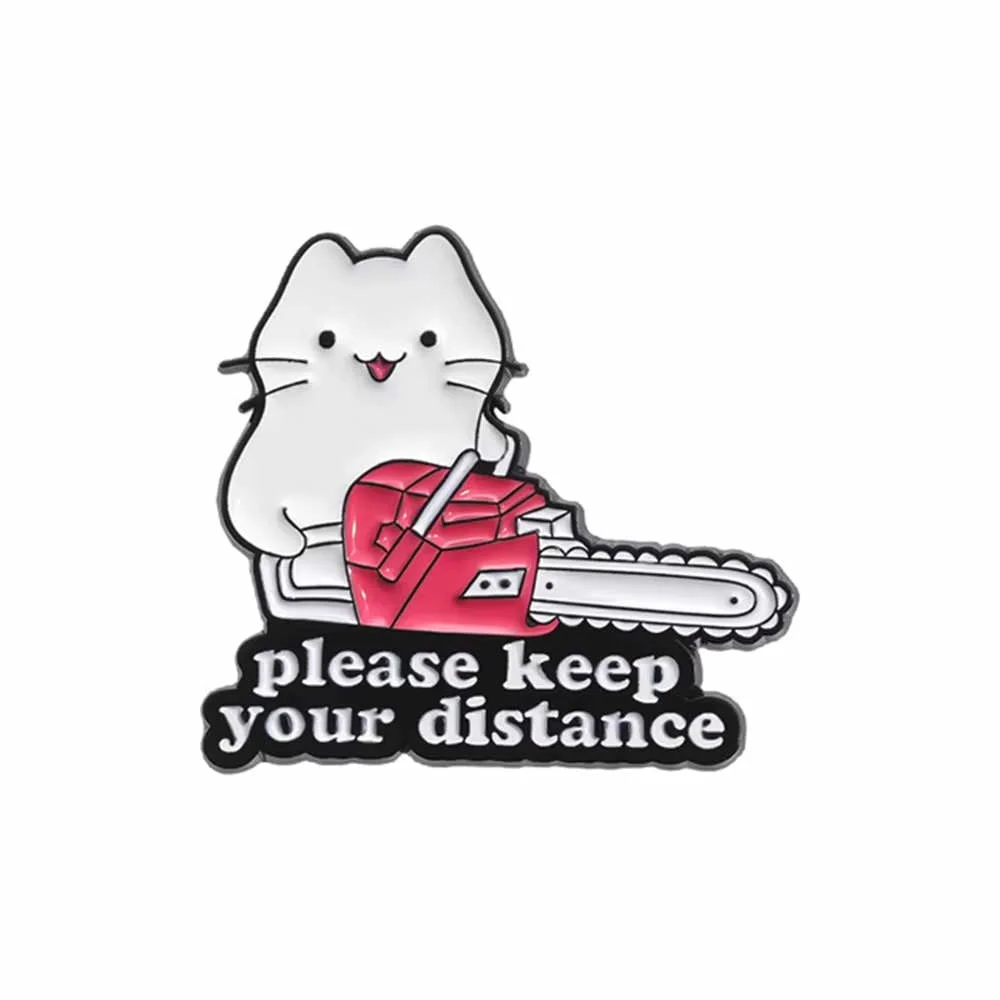 Keep Distance Brooch Pin — view 1 Keep Distance Brooch Pin — view 1