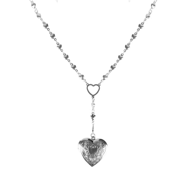 Open Heart Necklace — view 1 Open Heart Necklace — view 1