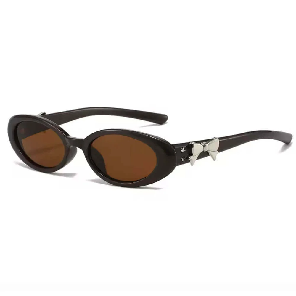 Coquette Bow Oval Sunnies — view 2 Coquette Bow Oval Sunnies — view 2