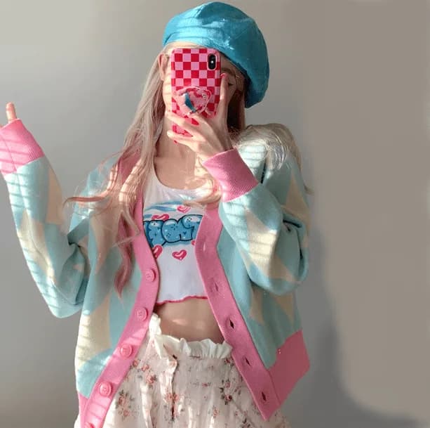 Candy Floss Pastel Sweater — view 2 Candy Floss Pastel Sweater — view 2