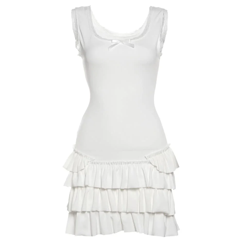 Swan Balletcore Mini Dress — view 1 Swan Balletcore Mini Dress — view 1