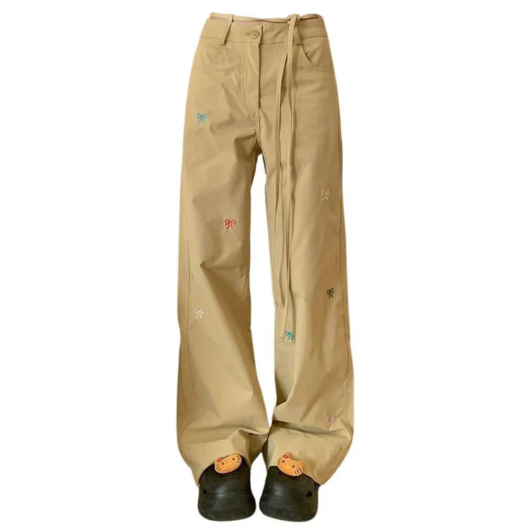 Coquette Aesthetic Bow Pants — view 2 Coquette Aesthetic Bow Pants — view 2
