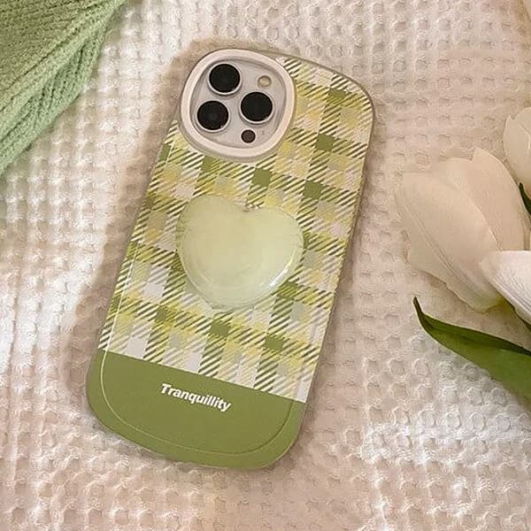 Cottagecore Gingham iPhone Case — view 1 Cottagecore Gingham iPhone Case — view 1