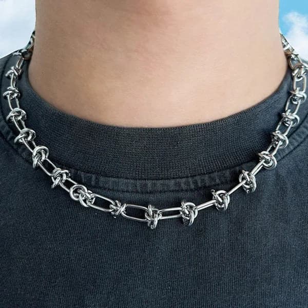 Grunge Aesthetic Wire Choker — view 2 Grunge Aesthetic Wire Choker — view 2
