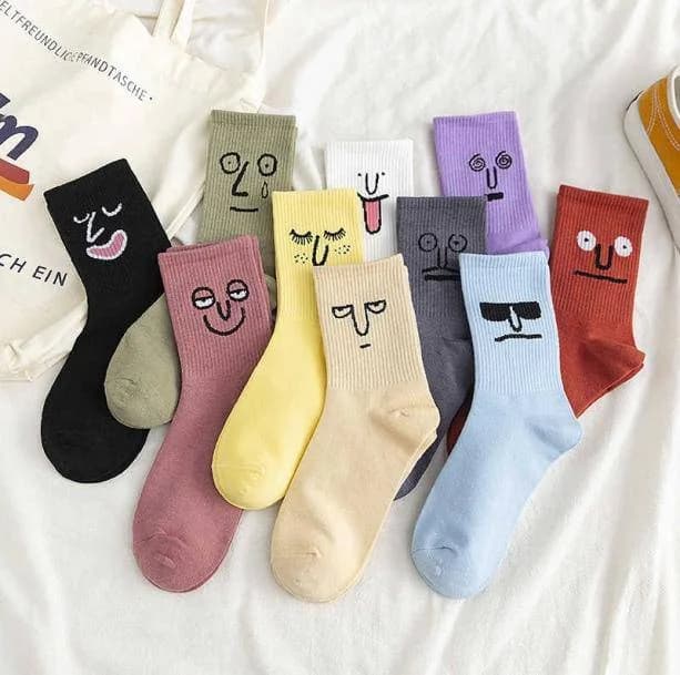 Happy Sad Socks — view 2 Happy Sad Socks — view 2