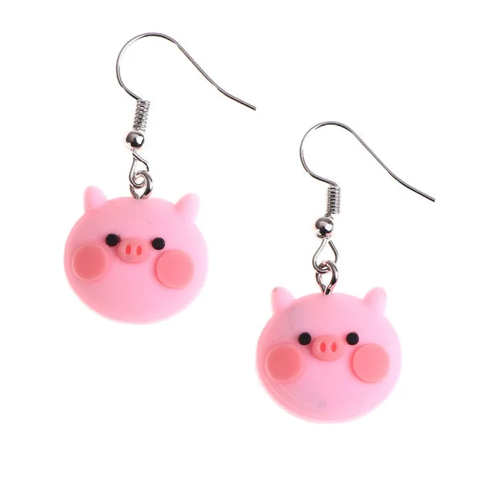 Pig Earrings — view 2 Pig Earrings — view 2
