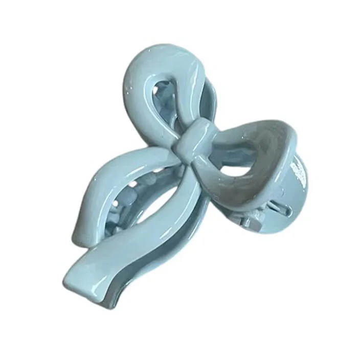 Mini Bow Hair Claw Clip — view 2 Mini Bow Hair Claw Clip — view 2